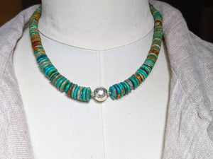 Genuine Turquoise Boho Necklace