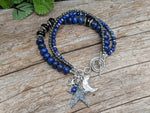 Lapis Lazuli Multi Strand Bracelet