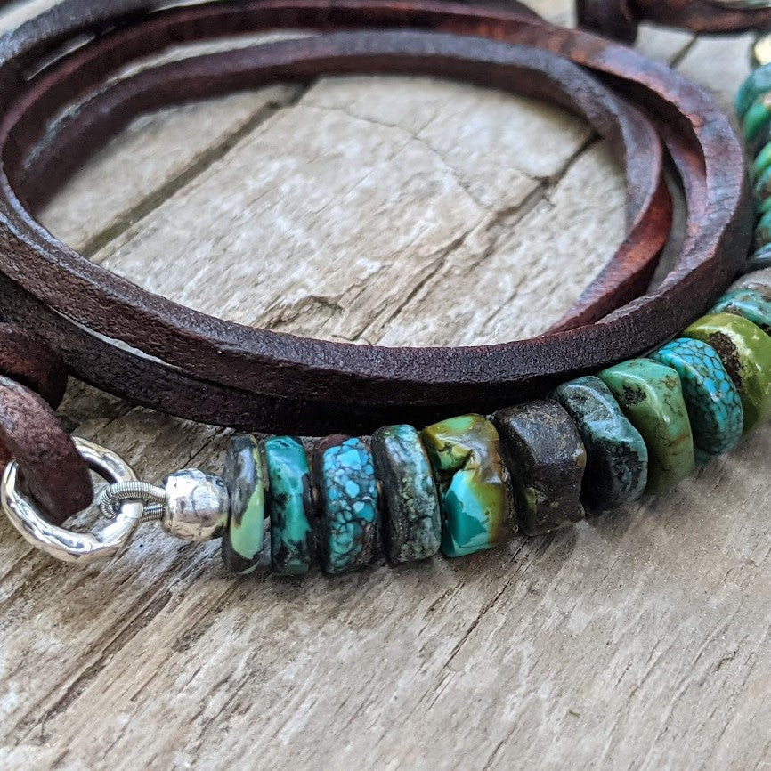 Native Spirit Mens Turquoise Bracelet Featuring Sculpted Thunderbird   Braided Leather Band
