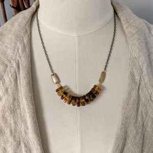 Real, Genuine Baltic amber necklace created by Aurora creative Jewellery.